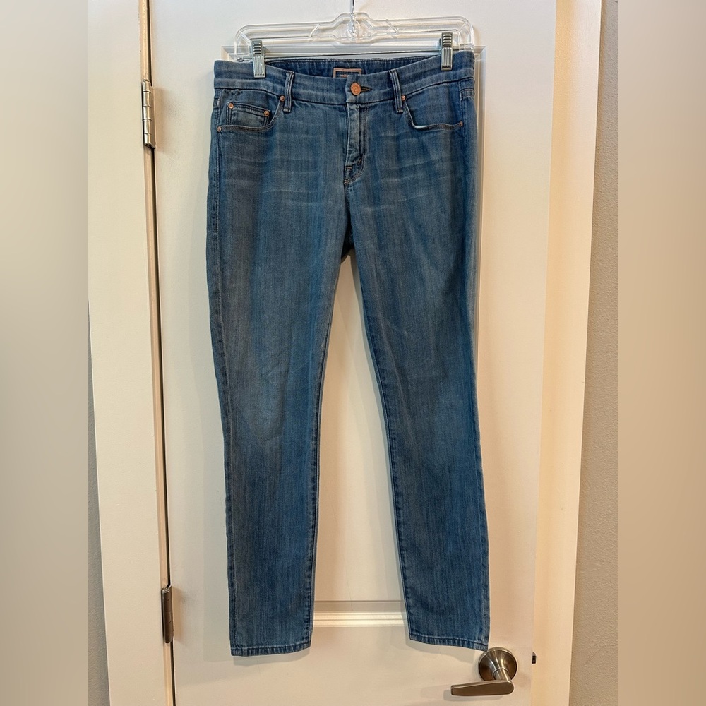 MOTHER Ankle Crop Jeans Tea for Two Wash Size 28